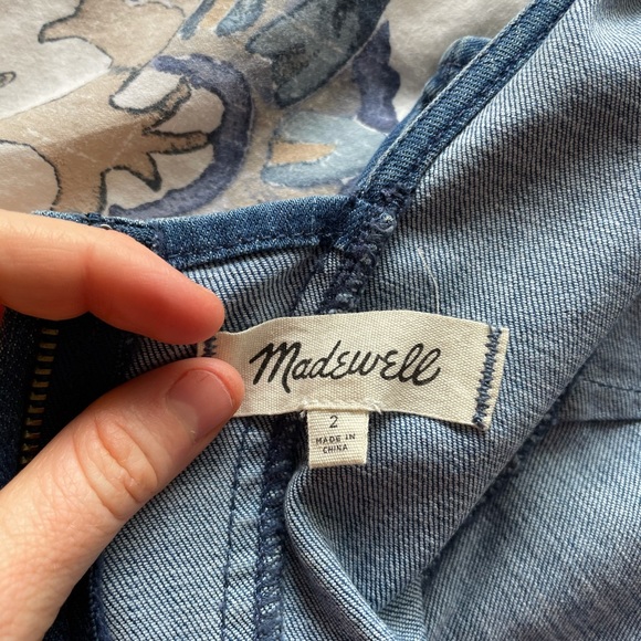 Madewell denim cutout dress - Picture 3 of 6